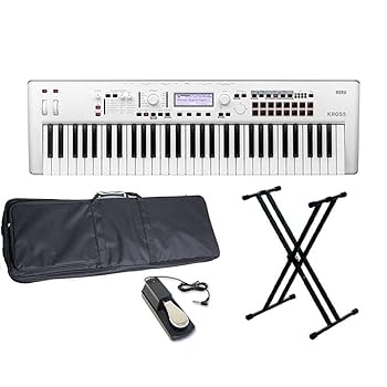 Amazon | KORG KROSS2-61-SC (ホワイト) バンド用キーボードなら
